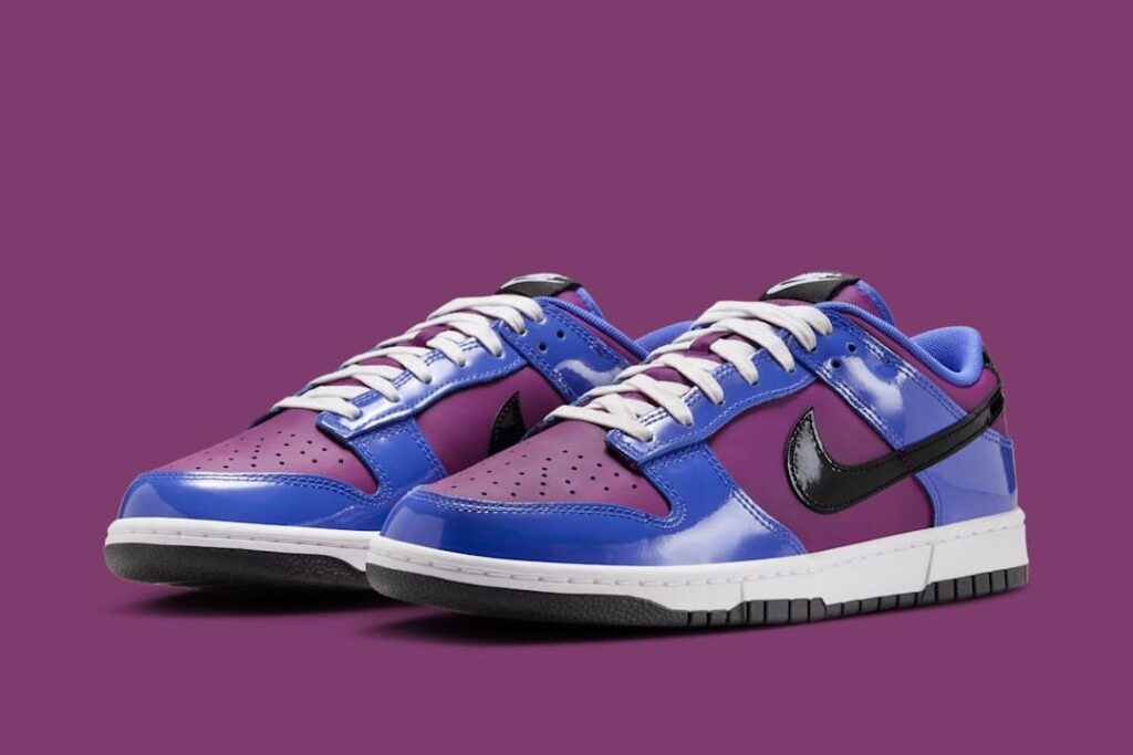 Nike Dunk Low SE Patent Leather "Paramount Blue/Viotech"