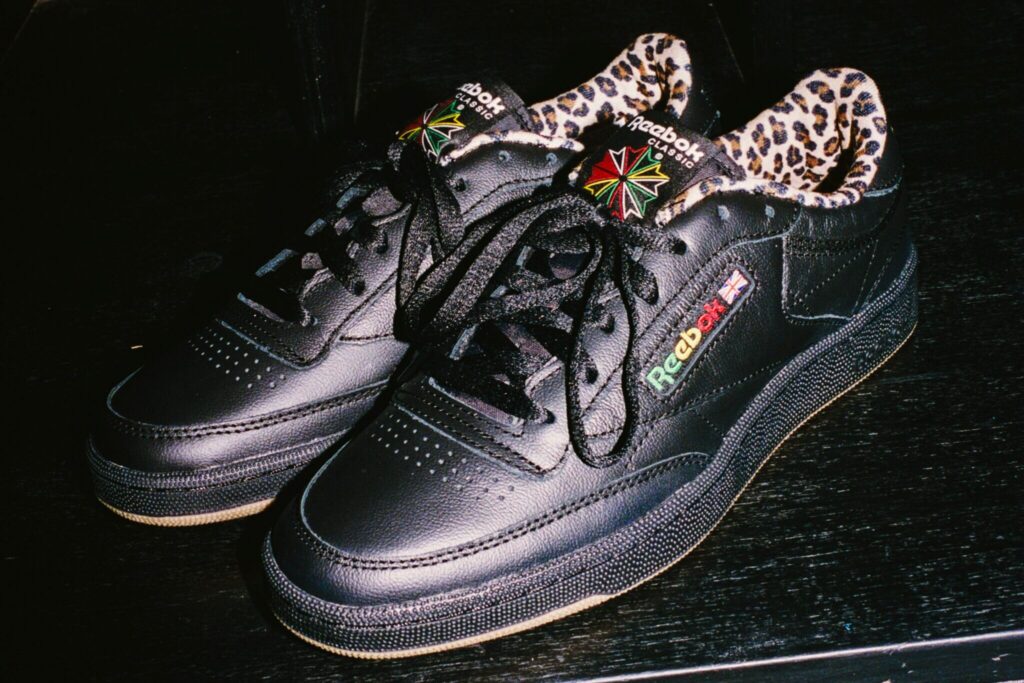 WACKO MARIA x Reebok Club C 85 "Black Leopard"