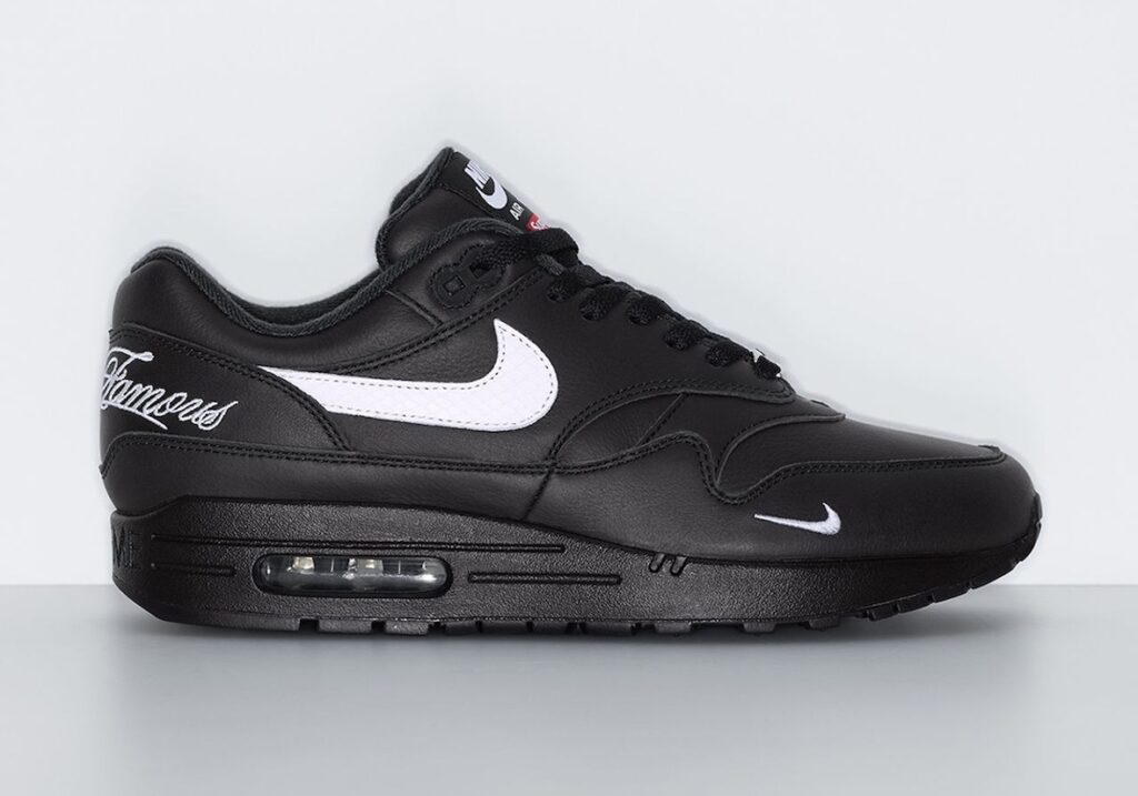 Sneaker Tip Supreme x Nike Air Max 1 “Black” Supreme x Nike Air Max 1 “Black”