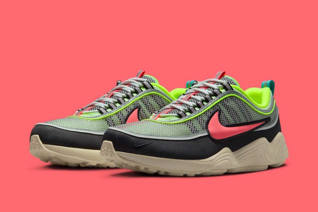 Nike Air Zoom Spiridon “Barely Volt/Hot Punch”